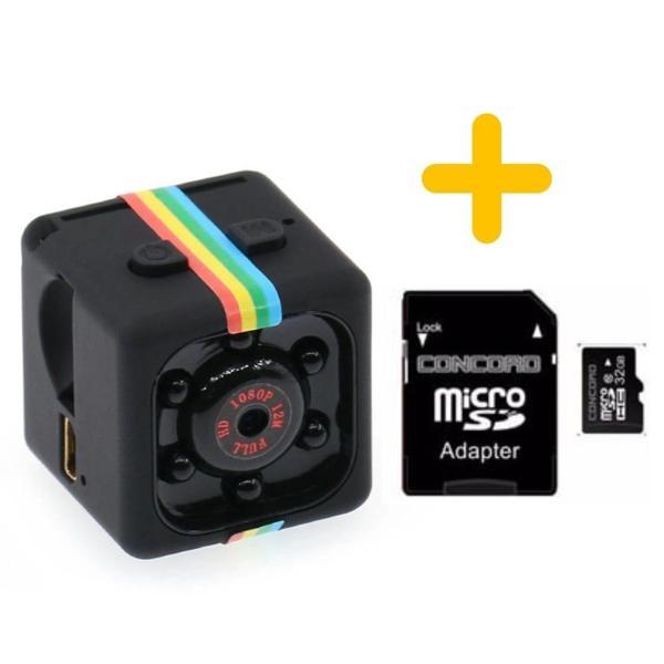 Mini SQ11 Kamera Full Hd Mikro Gizli Araç Kamerası Gece Görüşlü Taşınabilir Güvenlik Kaydedici 32gb  - Image 1