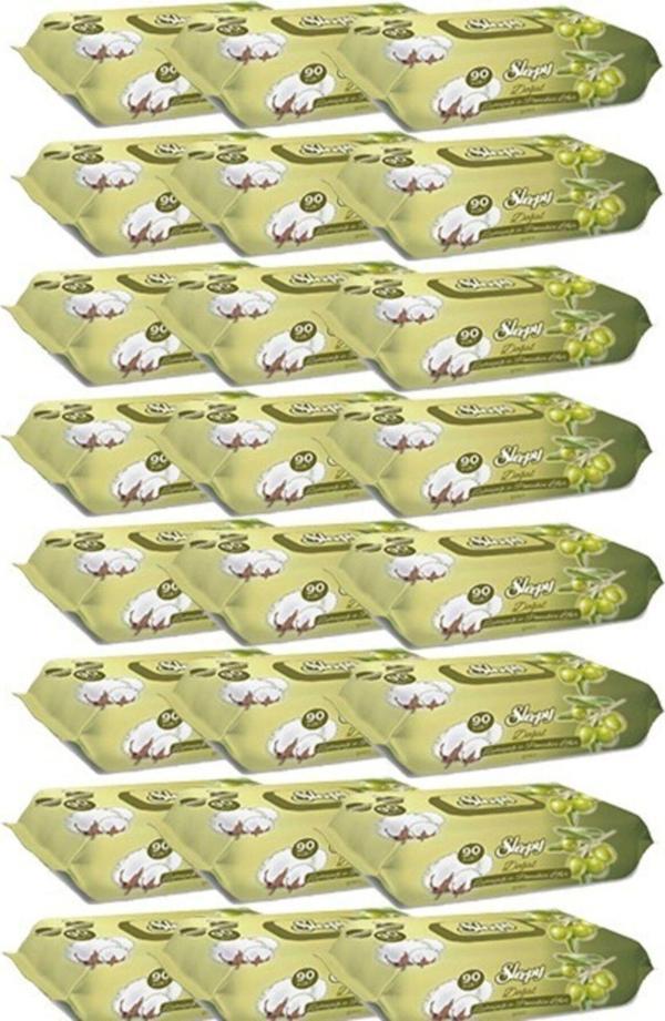 Sleepy Islak Mendil Zeytinyağlı 90 Lı X 24 (toplam 2160 Adet Mendil) - Image 1