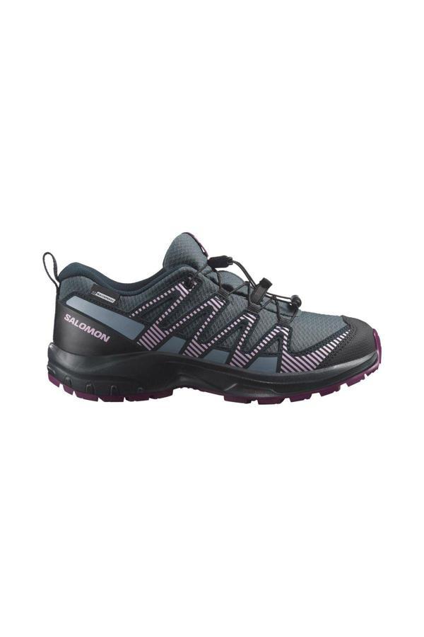 Salomon Xa Pro V8 Waterproof Çocuk Ayakkabı - Gri - Image 1