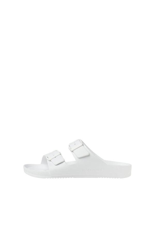 Jack&Jones Jack Jones Jfwcroxton Moulded Sandal Noos Erkek Beyaz Ayakkabı\Sandalet & Terlik\Terlik 12204004-01 - Image 1