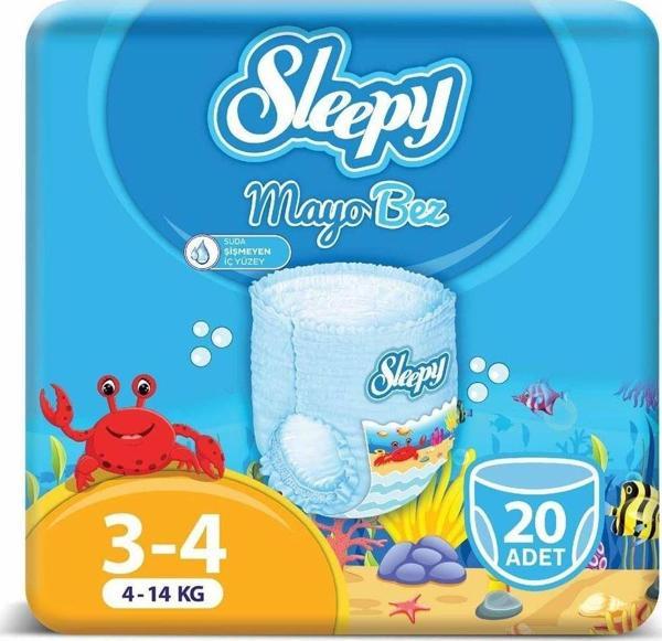 Sleepy Mayo KÜLOT Bez 3-4 Numara Maxi 20 Adet (4-14kg) - Image 1