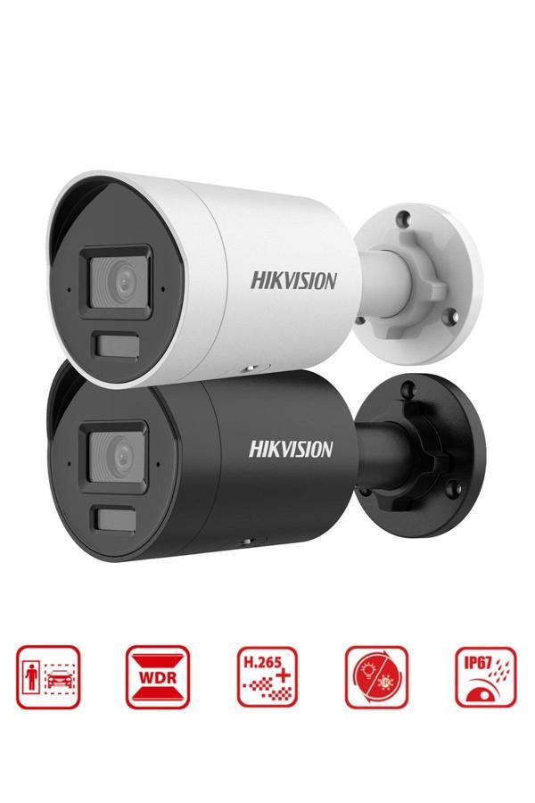 Hikvision 4M Smart Hybrit Light Bullet Network Kamera Acusens & Full-Metal & Vca & 120Db Wdr - Image 1