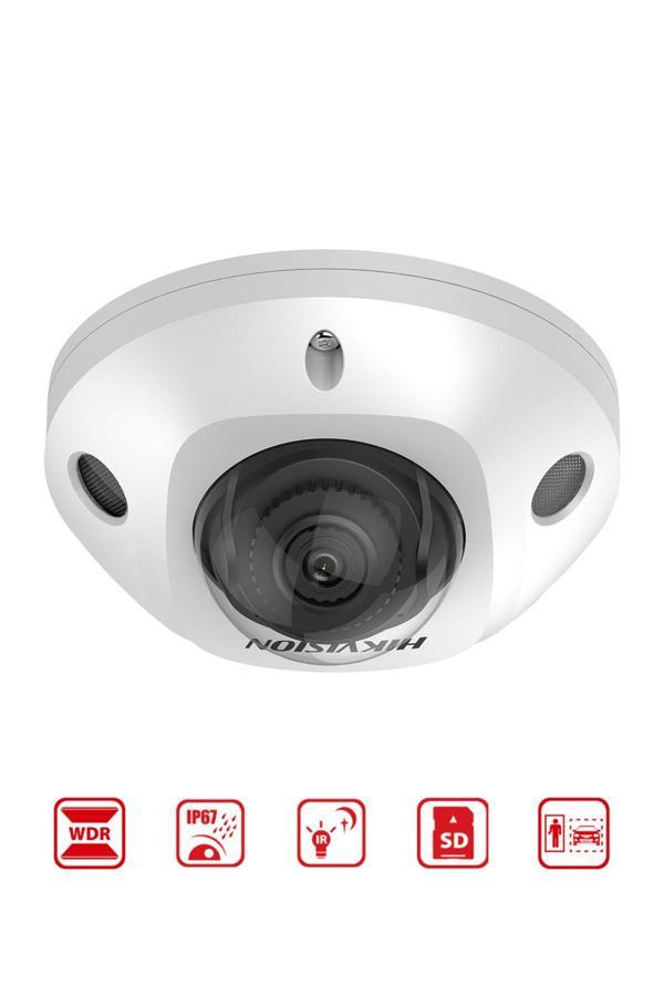 Hikvision 2Mp Ir Mini Dome Acusense Kamera Acusense & Smart Hybrid Light & 120Db Wdr - Image 1