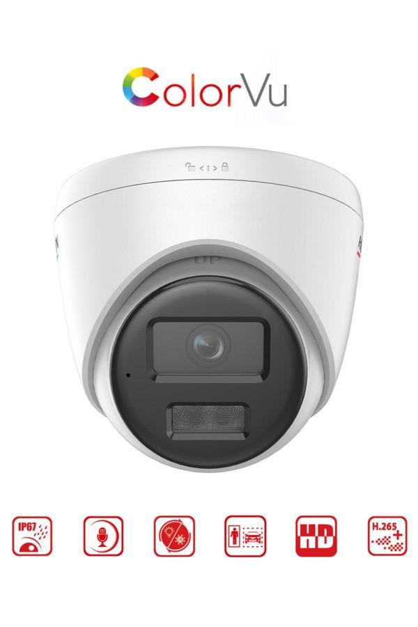 Hikvision 6Mp Mini Bullet Kamera Colorvu & Smart Hybrid Light & Motion Detection 2.0 (Dahili Mikrofon) - Image 1