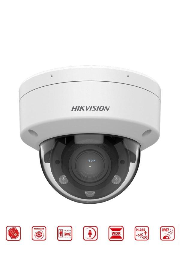 Hikvision Ds-2Cd1743G2-Lızsu - 4Mp Smart Hybrit Light Motorize Varifokal Lensli Dome Kamera Wdr - Image 1