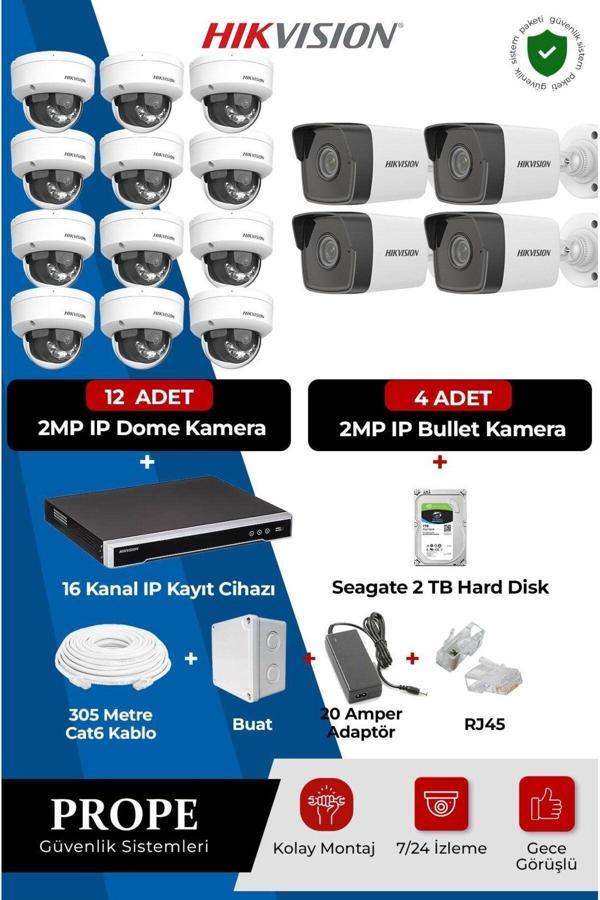 Hikvision 16 Kameralı Full Sistem Paketi - Image 1
