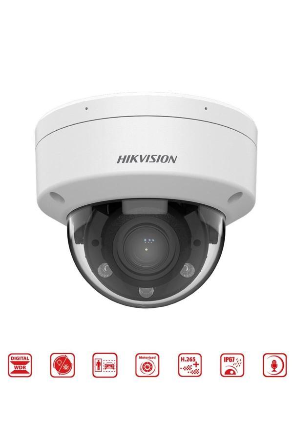 Hikvision Ds-2Cd1723G2-Lızsu - 2Mp Motorize Varifokal Lensli Ir Dome Kamera Smart Hybrid Light + Motion Detect - Image 1