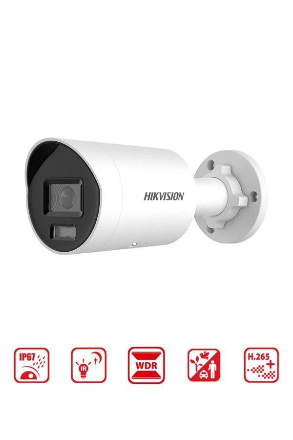 Hikvision 4M Darkfight Bullet Network Kamera Live Gaurd & Acusens & Full Metal & Vca &120Db Wdr - Image 1
