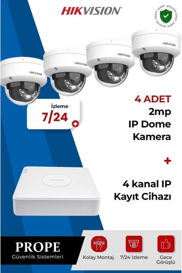 Hikvision Hıkvısıon 4 Kameralı Sistem Paketi - Image 1