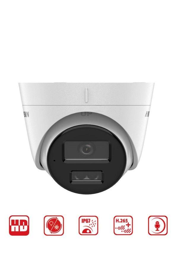 Hikvision Ds-2Cd1343G2-Lıuf - 4Mp Smart Hybrid Light Turret Network Kamera - Image 1
