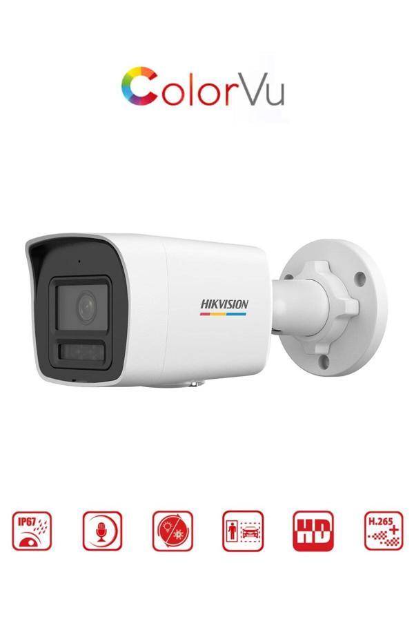Prope Ds-2Cd1067G2H-Lıuf - 6Mp Mini Bullet Kamera Colorvu + Smart Hybrid Light + Motion Detection - Image 1