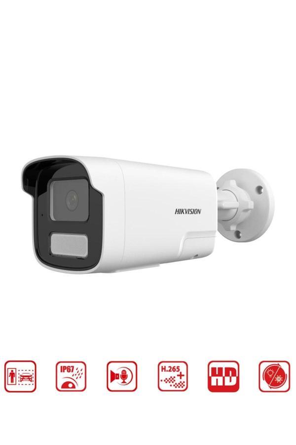 Hikvision Ds-2Cd1T63G2-Lıuf/Sl - 6Mp Bullet Kamera Smart Hybrid Light + Motion Detection + Live Guard - Image 1