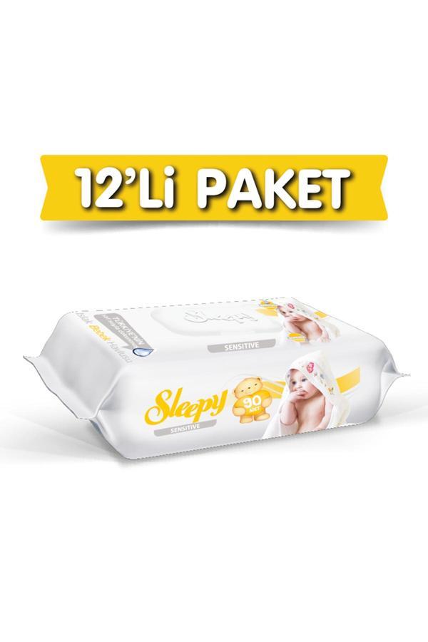 Sleepy Sensitive Islak Havlu 12X90 lı - Image 1
