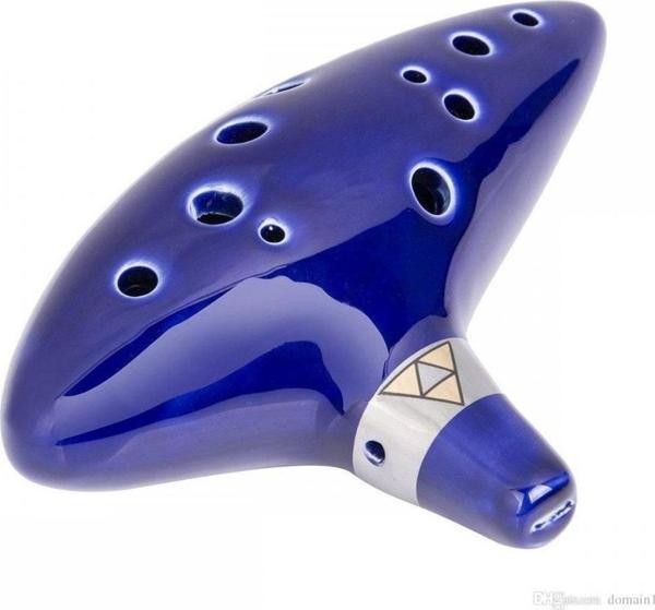 COX OKARİNA-NAVY 12 OKARİNA SERAMİK LACİVERT DELİKLİ - Image 1