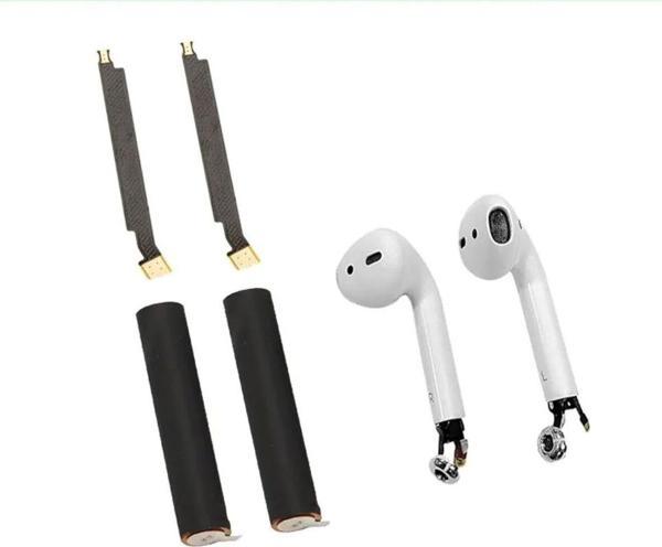 Coverzone Airpod 1 Ve Airpod 2 Ile Uyumlu Batarya Kulak Içi Kulaklık Yedek Pil Çift Batarya - Image 1