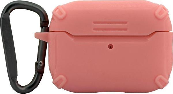 Coverzone Airpods Pro 2 ile uyumlu Kulaklık Kılıf Dayanıklı Fundamental Toz ve Kirden Koruyan Kılıf Pembe - Image 1
