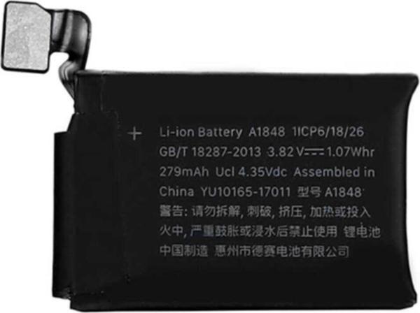 Coverzone Apple Smart Watch Uyumlu A1848 S3 C 38mm 3.82v 279 Mah Akıllı Saat Pili Batarya - Image 1