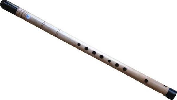 VERNİKLİ AHŞAP DİLSİZ KAVAL BÜYÜK DO SOL EL ÜSTTE 76 CM - Image 1