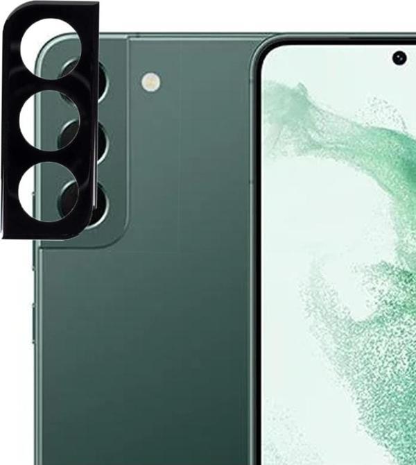 Coverzone Galaxy S22 Plus Ile Uyumlu Kamera Lens Koruyucu 3d Kavisli Cam Siyah - Image 1