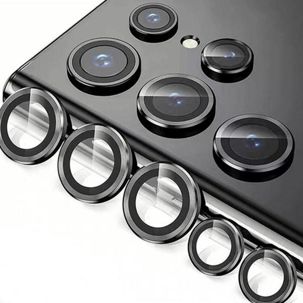 Coverzone Galaxy S23 Ultra Ile Uyumlu Kamera Lens Koruyucu Ineffable Kamera Lens Koruma Siyah - Image 1