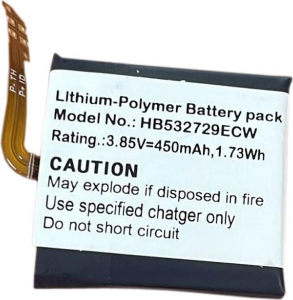 Coverzone Huawei GT2 46mm İle Uyumlu Akıllı Saat Batarya 450mAh Li-Polymer Battery Type HB532729ECW Battery - Image 1