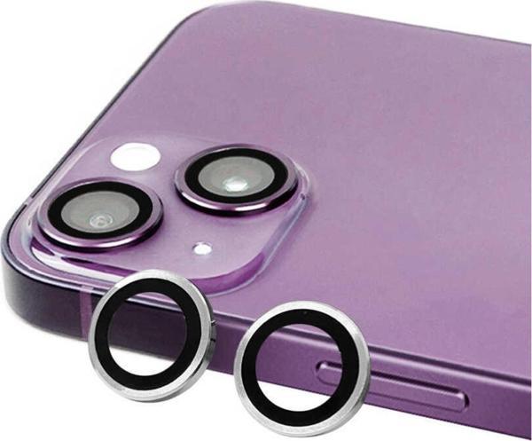 Coverzone Iphone 14 Ile Uyumlu Profesyonel Kamera Lens Koruma Camcov Gümüş - Image 1