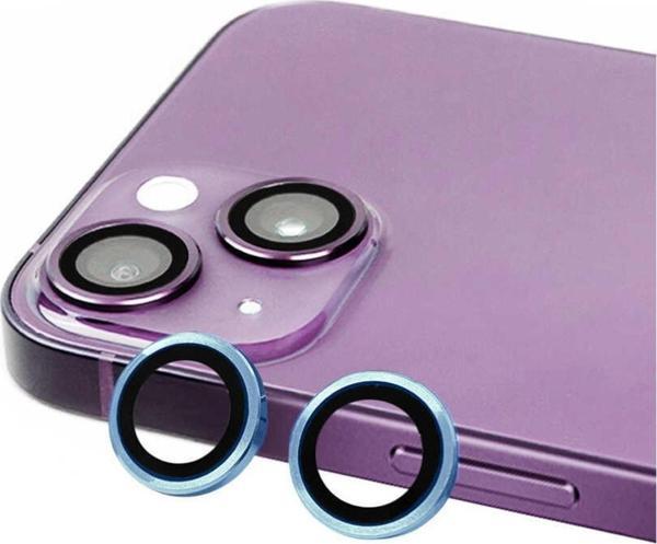 Coverzone Iphone 14 Ile Uyumlu Profesyonel Kamera Lens Koruma Camcov Mavi - Image 1