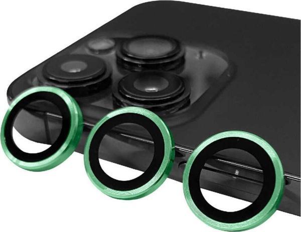 Coverzone Iphone 14 Pro Ile Uyumlu Profesyonel Kamera Lens Koruma Camcov Açık Yeşil - Image 1