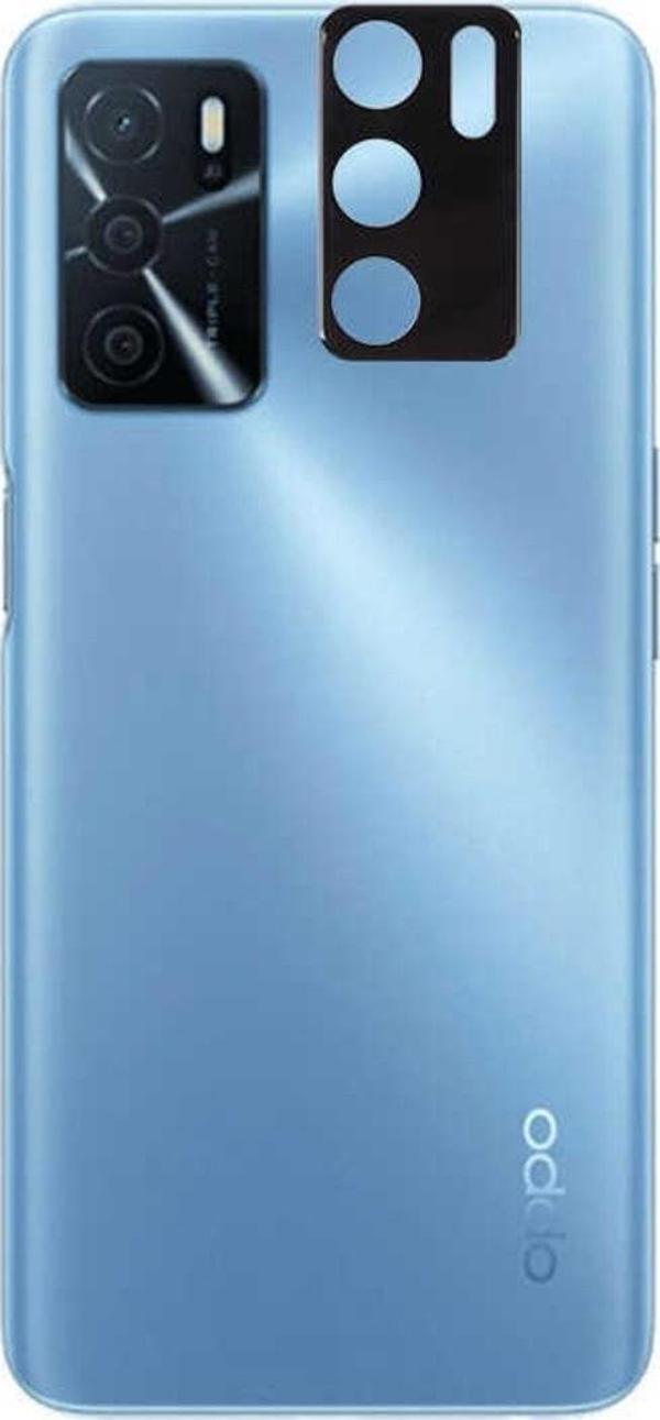 Coverzone Oppo A16 Ile Uyumlu 3d Kamera Lens Koruma Z-panoply Tam Kaplayan Kamera Koruma Siyah - Image 1