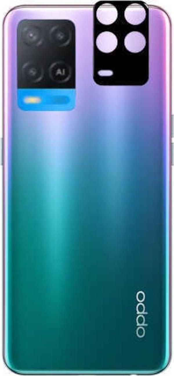 Coverzone Oppo A54 4g Ile Uyumlu 3d Kamera Lens Koruma Z-panoply Tam Kaplayan Kamera Koruma Siyah - Image 1