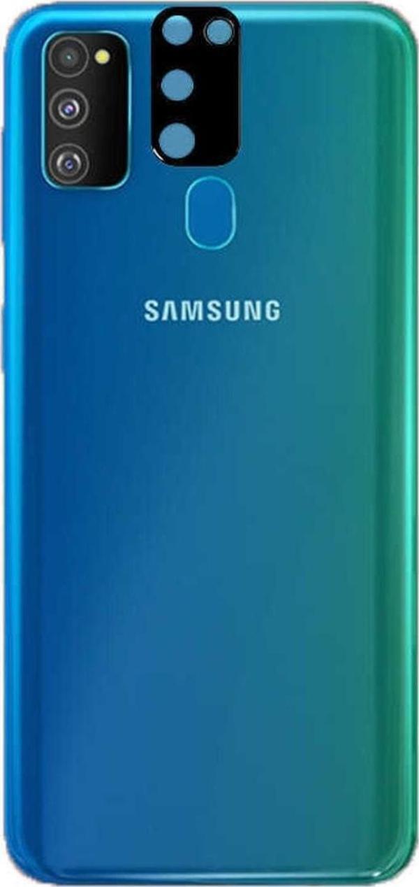 Coverzone Samsung Galaxy M30s Ile Uyumlu 3d Kamera Lens Koruma Z-panoply Tam Kaplayan Kamera Koruma Siyah - Image 1
