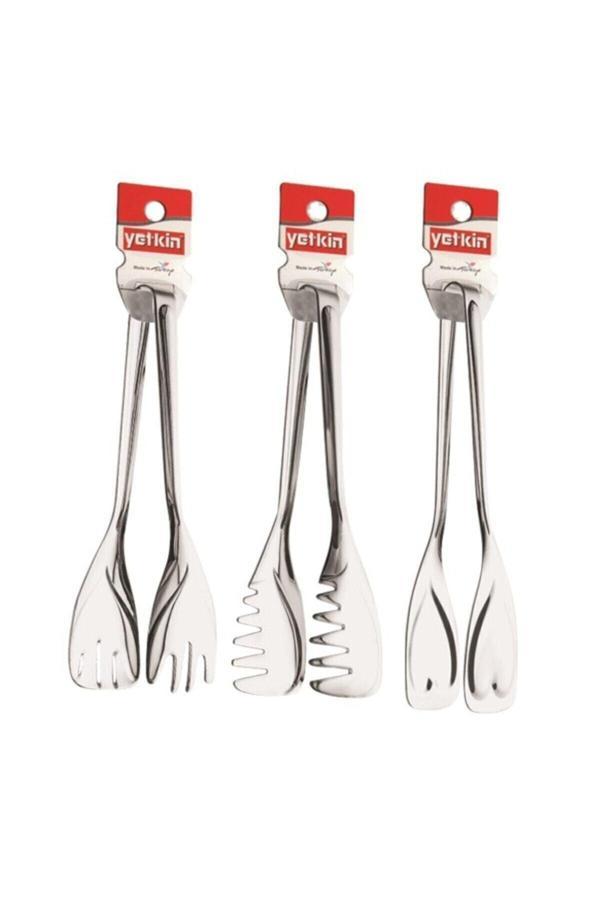 Yetkin 3' Lü Maşa Takımı (Makarna, Pasta, Salata ) - Image 1