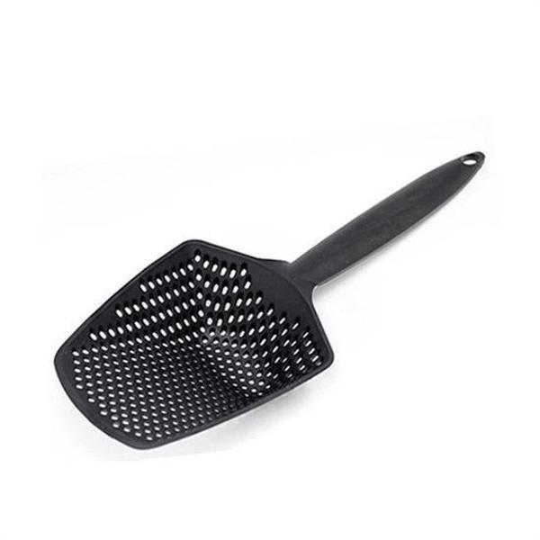 BUFFER® Isıya Dayanıklı Plastik Süzgeçli Kızartma ve Sebze Haşlama Kepçesi - Image 1