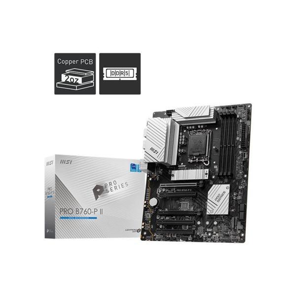 MSI PRO B760-P II 7200MHZ 1XHDMI 1XDP 2XM.2 USB 3.2 ATX 1700P (12. / 13. VE 14. NESİL İŞLEMCİ UYUMLU) - Image 1