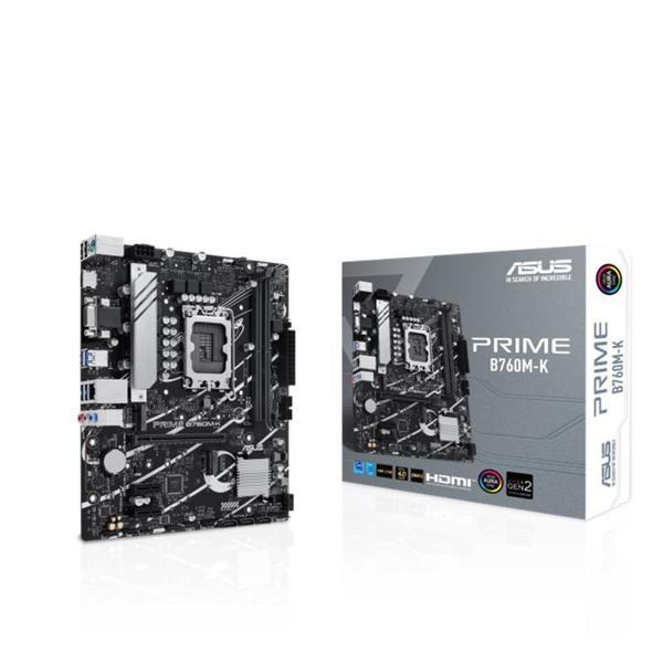 ASUS PRIME B760M-K DDR5 8000MHZ 1XVGA 1XHDMI 2XM.2 USB 3.2 MATX 1700P (12. / 13. VE 14. NESİL İŞLEMCİ UYUMLU) - Image 1
