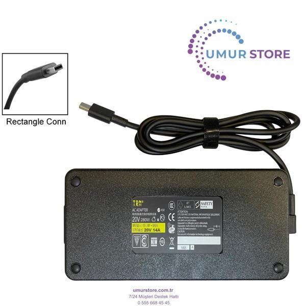 Asus ADP-280EB F Rectangle Laptop Adaptörü - Image 1