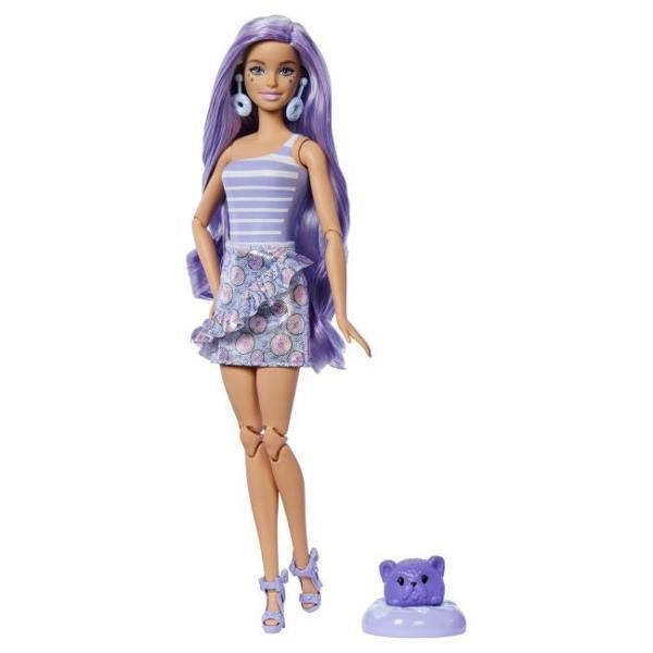 Barbie Pop Reveal Atıştırmalık Serisi - Mor Bebek JFY60 - Image 1