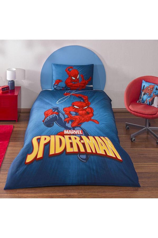 TAÇ SPİDERMAN CLASSİCAL TEK KİŞİLİK NEVRESİM TAKIMI LİSANSLI - Image 1