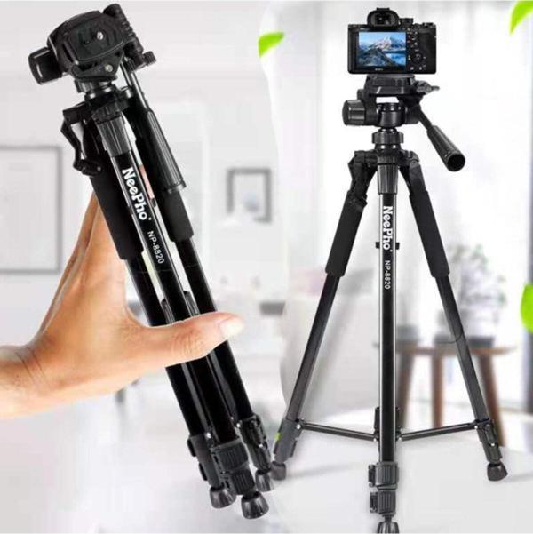 Coverzone Np-8820 150 Cm Tripod Profesyonel Telefon Kamera Tutucu Çantalı Tripod - Image 1