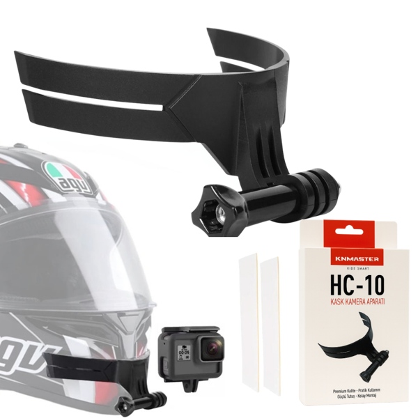 KNMASTER HC-10 Motosiklet Kask Çene Aksiyon Kamera Tutucu - Image 1