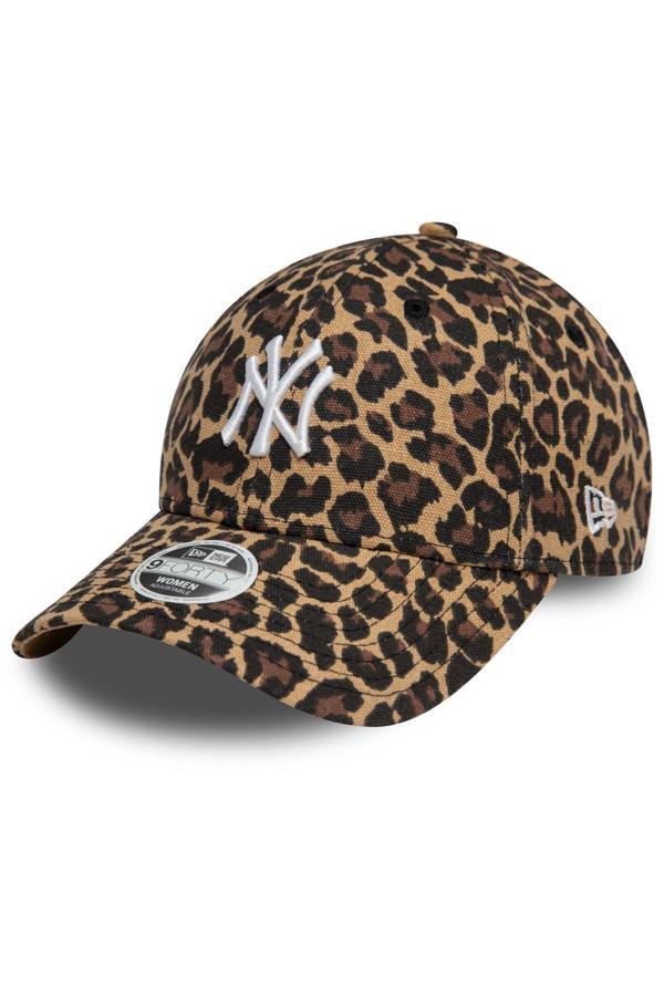 New Era New York Yankees Kadın Leopar 9Forty 60595363 Şapka - Image 1