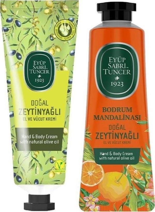 Eyüp Sabri Tuncer Doğal Zeytinyağlı Ve Bodrum Mandalinası El Ve Vücut Kremi 50 Ml - Image 1
