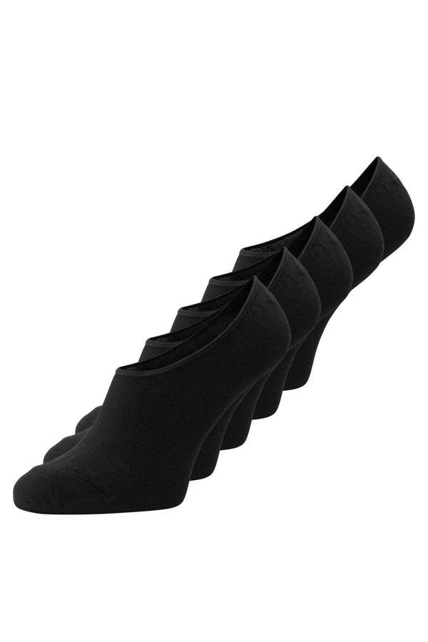 Jack&Jones Jack Jones Jacbasıc Multı Short Sock 5 Pack Noos Erkek Siyah Çorap 12124610-02 - Image 1