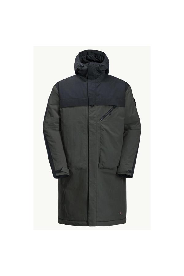 Jack Wolfskin Heumarkt 2L Parka Unisex Haki Mont 1116161-6502 - Image 1