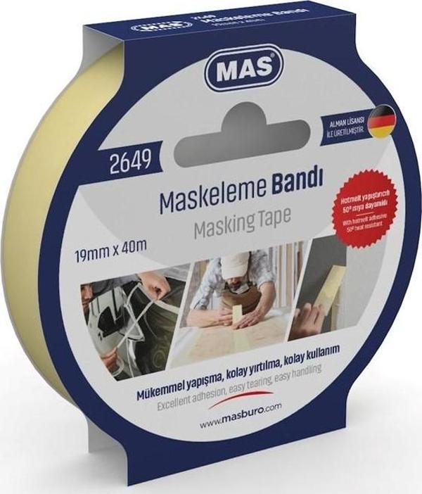 Mas Maskeleme Bandı 19Mm X 40M 2649 - Image 1