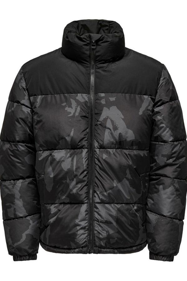 Only & Sons Onsmelvın Lıfe Lf Puffer Jacket Otw Vd Gri - Image 1