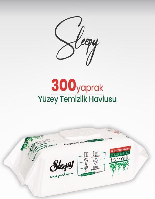 Sleepy Easy Clean Yüzey Temizlik Havlusu 300 Yaprak - Image 1
