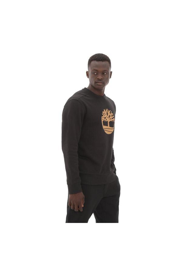 Timberland B0A2Bj8P561-R Kennebec Rıver Tree Logo Crew Neck Sweat Erkek Sweatshirt Siyah - Image 1