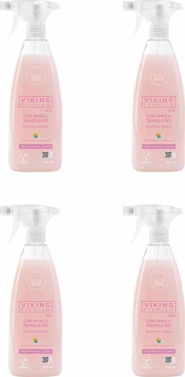Viking Premium Çok Amaçlı Temizleyici Yasemin Vanilya 4adet - Image 1