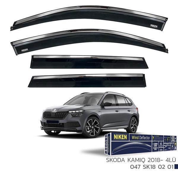 Skoda Kamiq Kromlu Cam Rüzgarlığı Niken 2018+ Sonrası uyumlu - Image 1